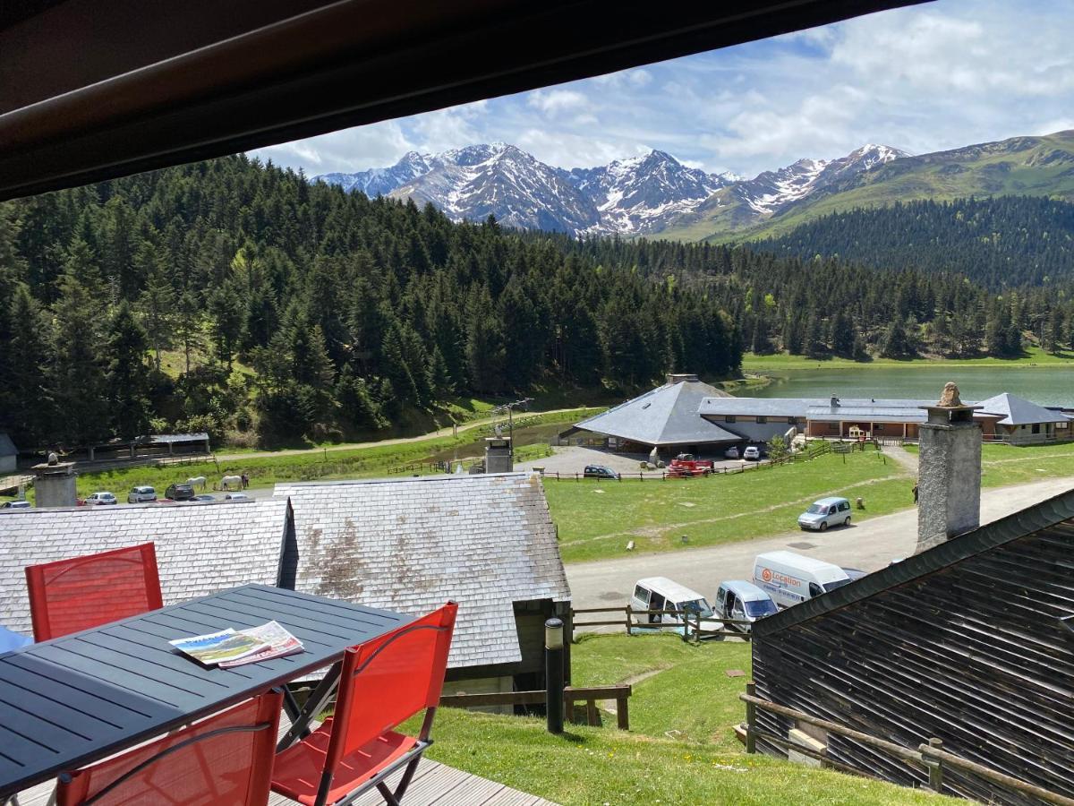 Gîte chaleureux au lac de Payolle Campan Extérieur photo