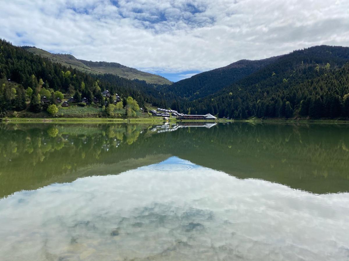 Gîte chaleureux au lac de Payolle Campan Extérieur photo