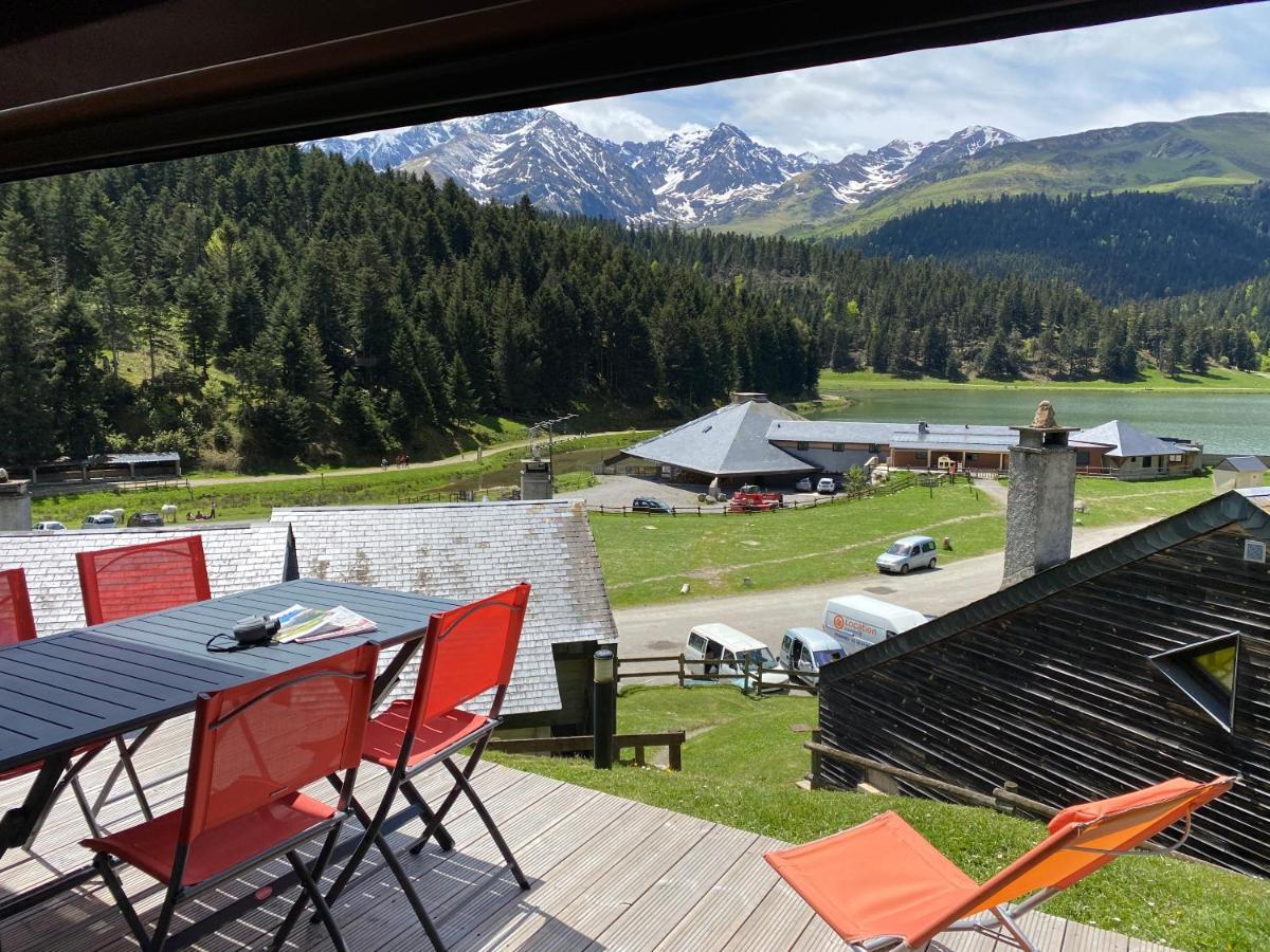 Gîte chaleureux au lac de Payolle Campan Extérieur photo